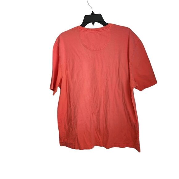 GREG NORMAN BASIC CREW NECK POCKET TEE SIZE XL CORAL COLOR - Picture 3 of 7